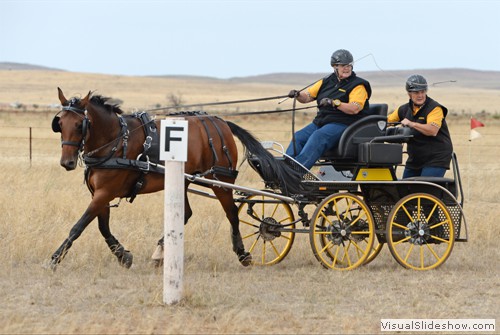 Anne Perry driving �Pangkala Miss Missy�