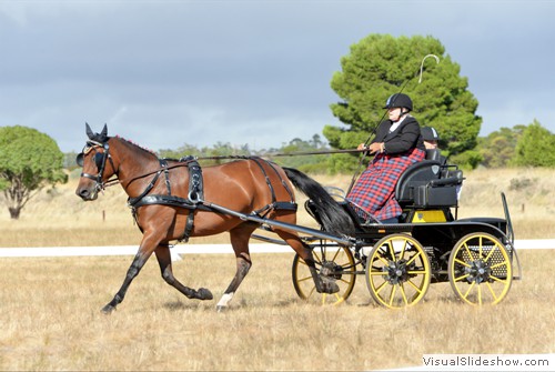 Anne Perry driving �Pangkala Miss Missy�