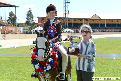 Andrea Merry on Small Show Hunter Pony of the Year �Splash Dance� 