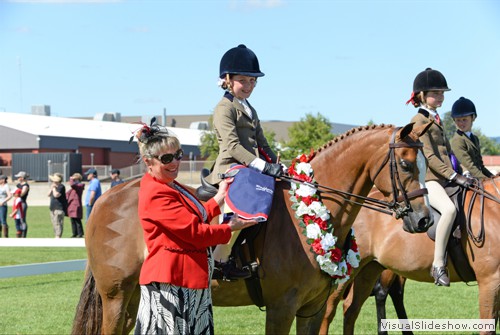 Ella Manning on Child�s Large Show Hunter Pony of the Year �Angelface Love Storya� 