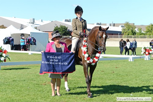 Alli Madill on Child�s Small Show Hunter Galloway of the Year �Daisy Lane Huntsman�