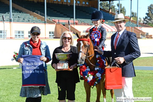 Tiana Schaefer on Leading Rein Show Pony of the Year �Newington Tinkerbell� 
